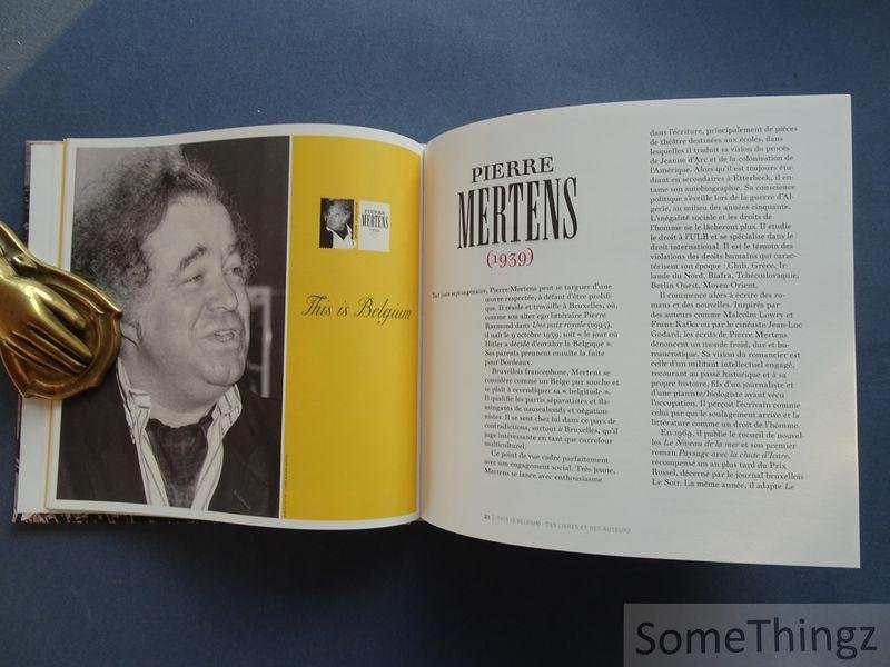 Majke Jongen (red.). - This is Belgium. Des livres et des auteurs. (Avec feuillet de timbres orig.)