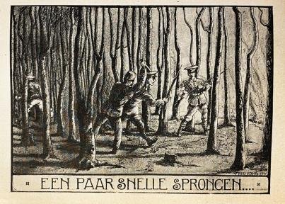 TWEE PIOTTEN - Neerland's doodsstrijd in 1918. Met teekeningen naar F.A.J. Vermeulen.