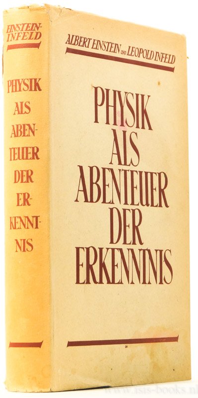 EINSTEIN, A., INFELD, L. - Physik als Abenteuer der Erkenntnis.