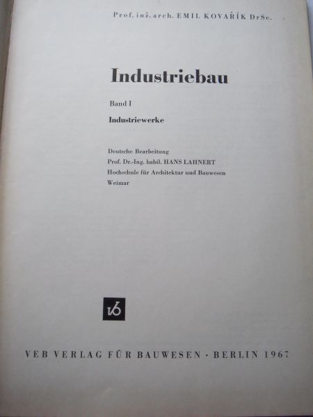 Kovarik, E. - Industriebau deel 1 en 2