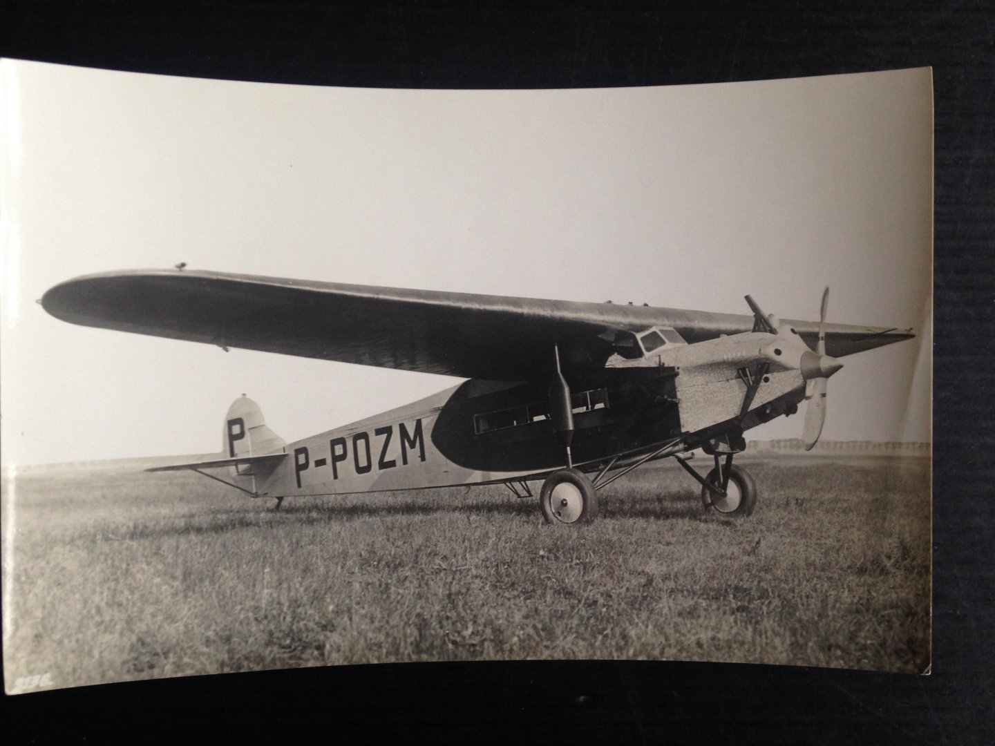  - Authentieke vooroorlogse foto Fokker F. V II a Lorraine der Poolsche Mij ?Lot?