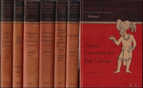 Wauchope, Robert , Ekholm, Gordon And Victoria Reifler Bricker (Editors) - Handbook of Middle American Indians, 16 volumes