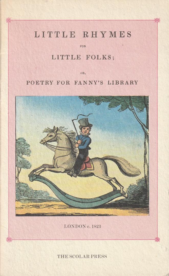 A Lady - Little Rhymes for Little Folks or Poetry for Fanny's Library