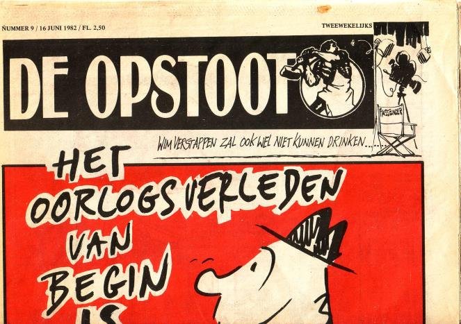 Almelo, Lex van, Jos Collignon, Hans van Laarhoven, e.a., red., - De Opstoot. Nummer 9, 16 juni 1982. [Los nummer].