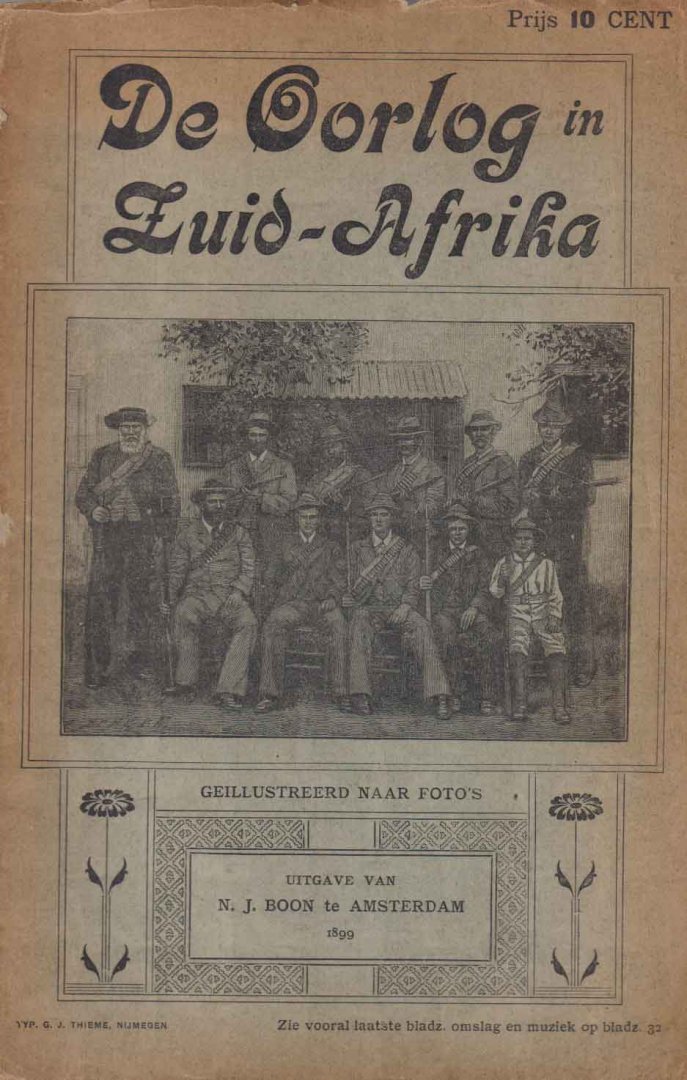 Priem, G.H. - De oorlog in Zuid-Afrika Geïllustreerd naar foto's. 8 delen.