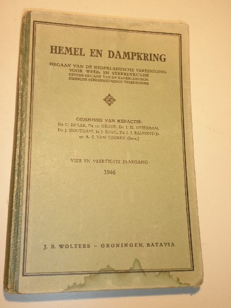  - Hemel en Dampkring, Orgaan van de Nederlandse Vereniging voor Weer- en Sterrenkunde