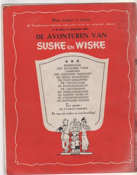 Vandersteen,Willy - suske en Wiske de kleppende klipper