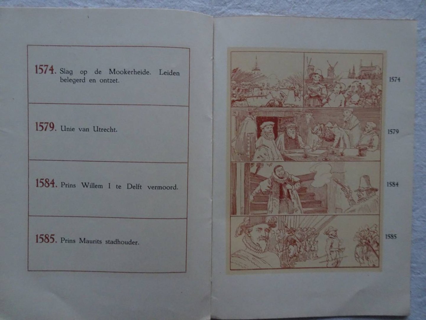 Wouters, D. & J. Hoogwerf. - Jaartallen behoorende bij de geschiedenis des vaderlands voor de Christelijke scholen. Eerste leerkring.