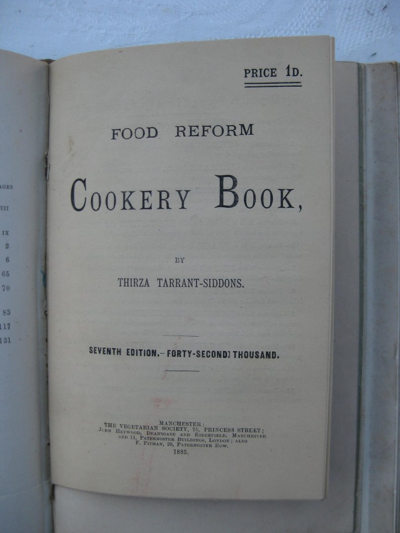 Chomé-Steinbach F., Nichols, T.L. e.a. - Du Capital & du Travail. Un moyen de mettre d'accord le patron et l'ouvrier/ Dr. Nichols' penny vegetarian cookery/ etc.