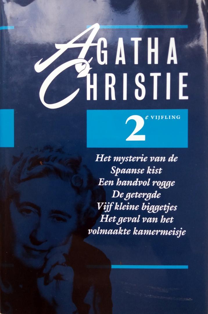 Christie, A. - 2e vijfling / bevat Het mysterie van de Spaanse kist, Een handvol rogge, De getergde, Vijf kleine biggetjes en Het geval van het volmaakte kamermeisje