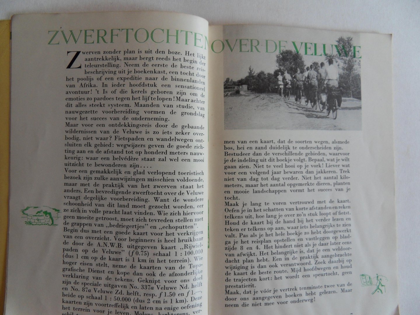 Kesler, Jan W. - Mijn Zwerftocht over de Veluwe. [ met handtekeningen van de medewerkers aan deze uitgave ].