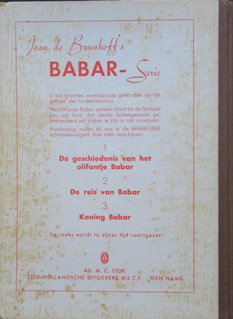 Brunhoff, Jan de - Koning Babar
