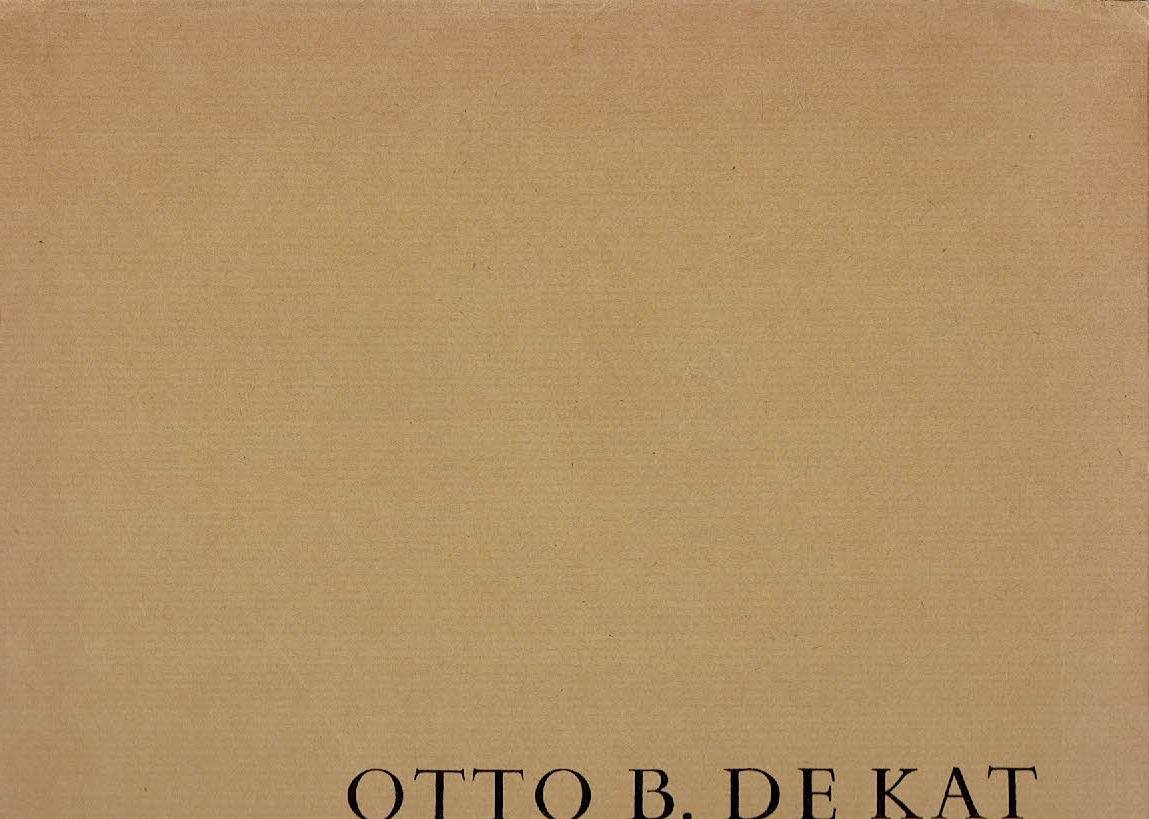 KAT, Otto B. de - Otto B. de Kat - dessins fin d'eté 1977.