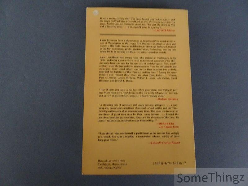 Louchheim, Katie. - The Making of the New Deal. The insiders speak.