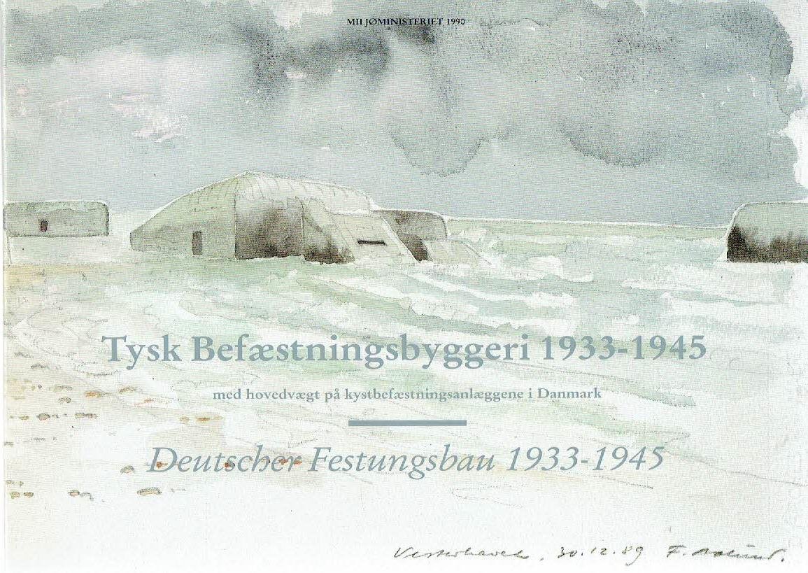CHRISTENSEN, Peter Thornen - Tysk Befaestningsbyggeri 1933-1945 - med hovedvaegt pa kystbefaestningsanlaeggene i Danmark / Deutscher Festungsbau 1933-1945 - unter besonderer Berücksichtigung des Ausbaues der Küstenbefestigung in Dänemark.