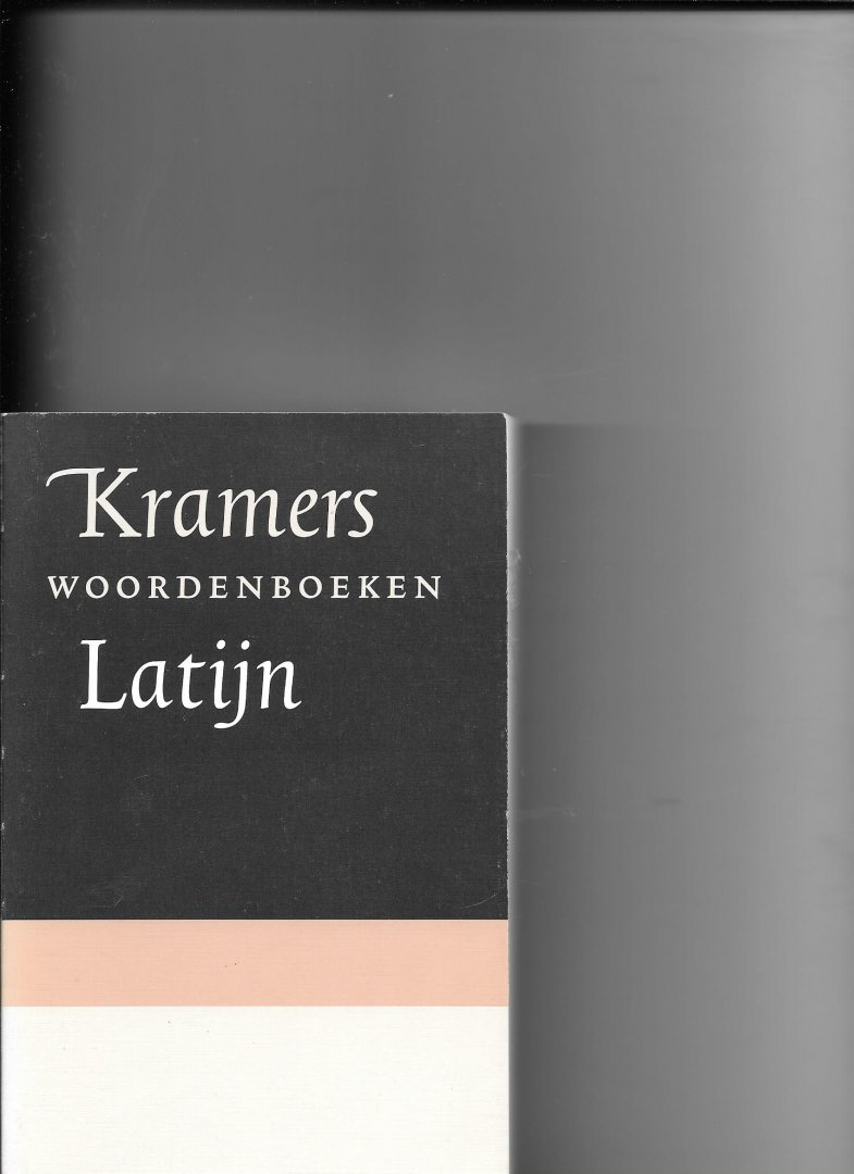 Fuchs - Kramers woordenboek latyn / druk HER