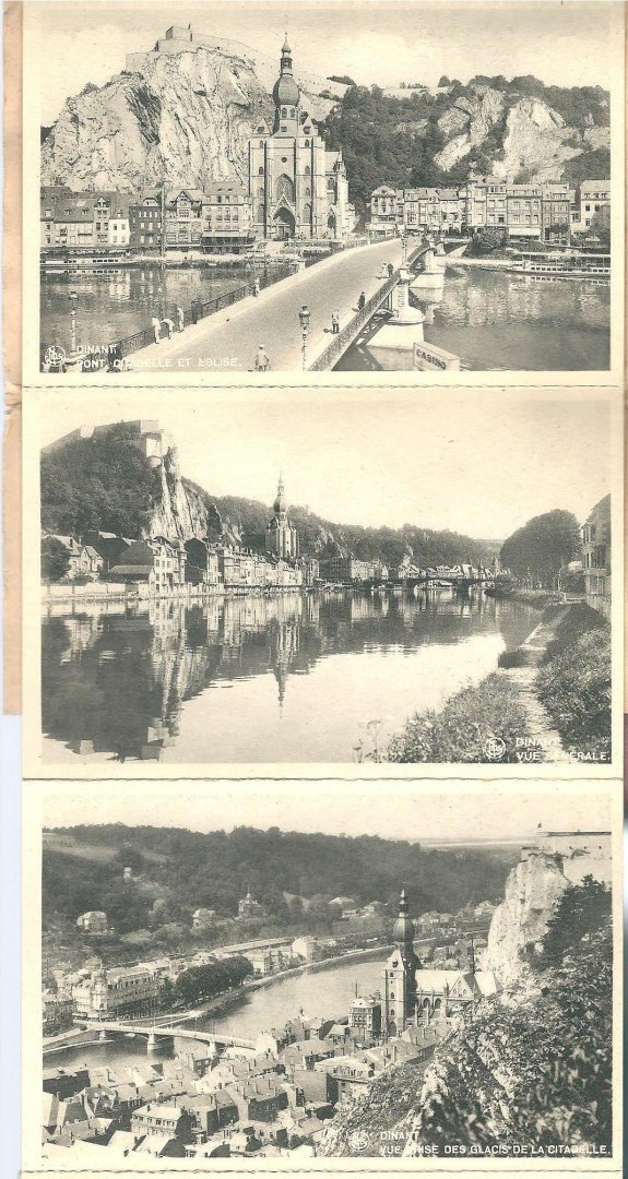 Anoniem - Oud souvenir album: Dinant : cartes vues détachables