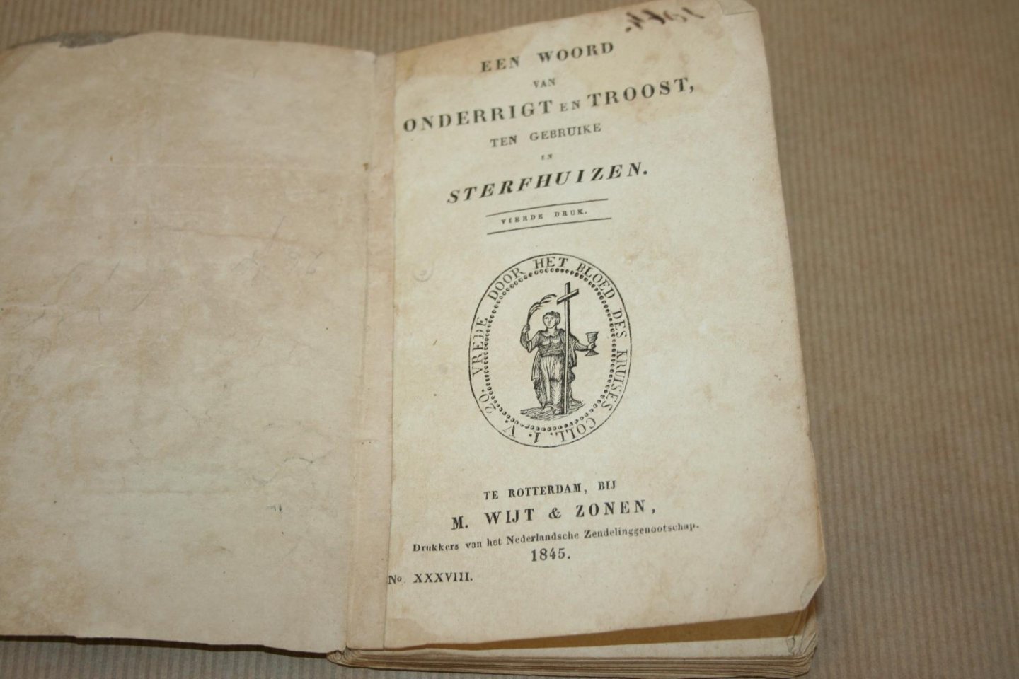 - Een Woord van Onderrigt en Troost ten gebruike in Sterfhuizen