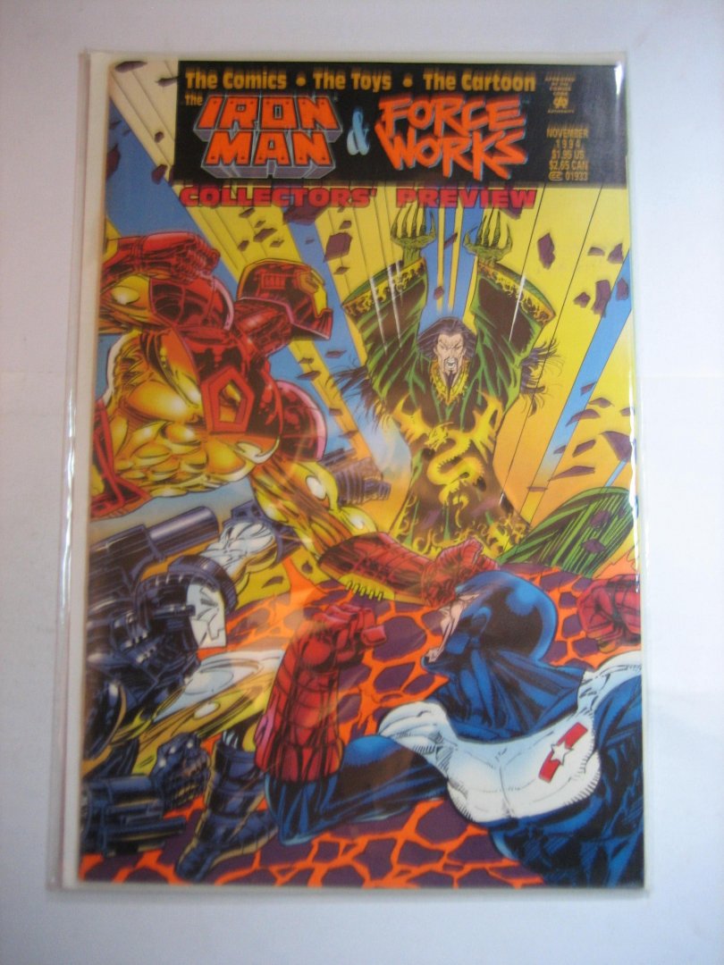  - The comics The Toys The Cartoon The Iron Man & Force Works collectors preview