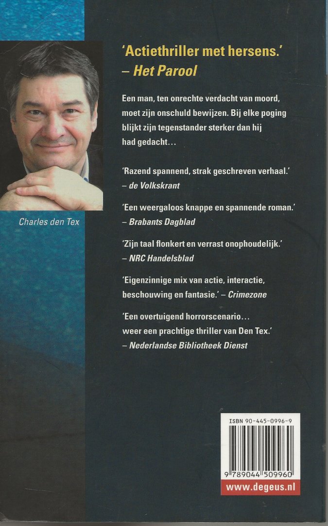 Tex, Charles den  Foto auteur Liesbeth Kuipers  Omslagillustratie  Photonica - Hollandse Hoogte - De macht van meneer Miller