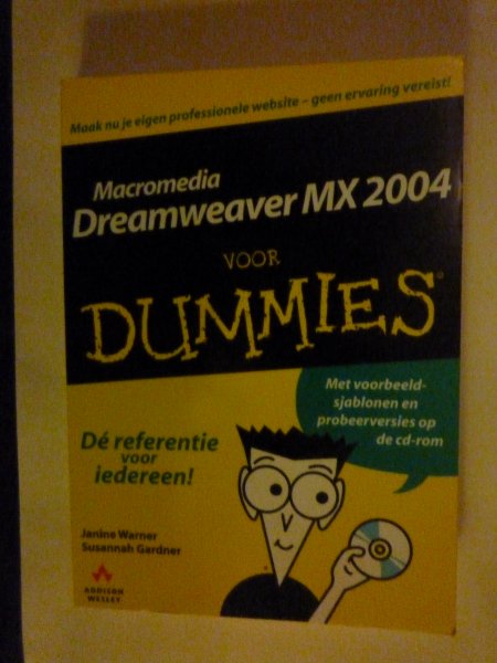 Warner/Gardner - Dreamweaver mx2004 voor Dummies