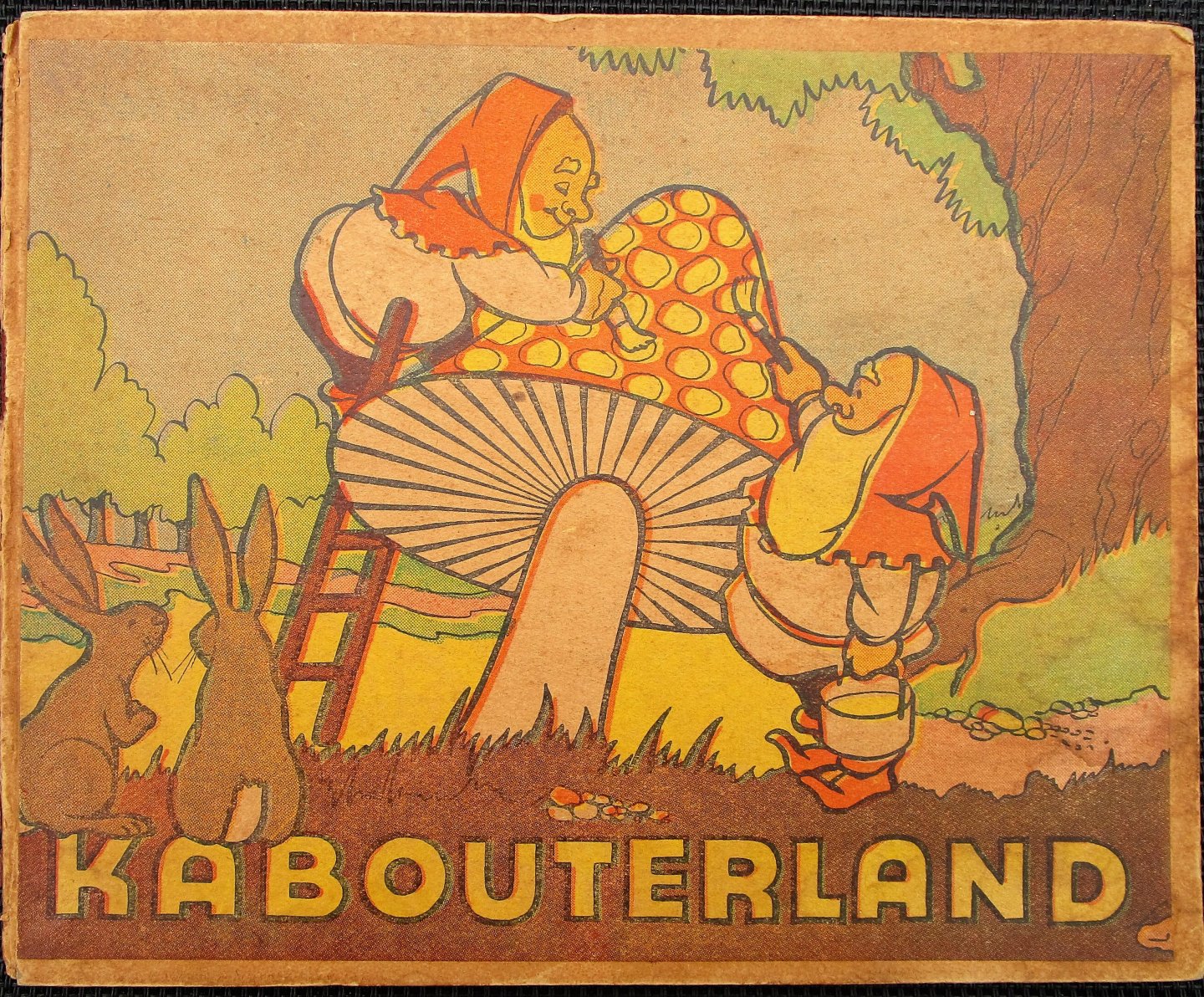 Klaassen, Fia - Kabouterland - kleurentekeningen van Lourens Joustra