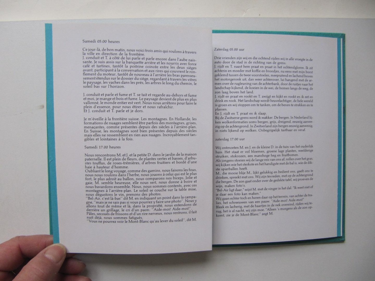 Epiney, M. - La folie = De waanzin / druk 1 (dun klein boekje-groen)