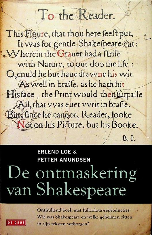 Loe, Erlend / Petter Amundsen - De ontmaskering van Shakespeare