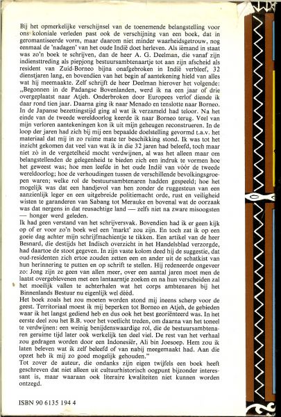 Deelman, A.G. .. Oud-ambassadeur op Borneo heeft 't geschreven - Ali Bin Joesoep - roman uit de nadagen v.h. voormalige Nederlandsch-Indië