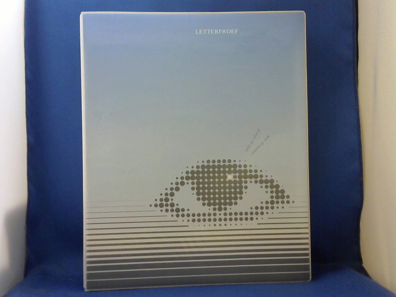 Salland de Lange - Letterproef, zicht op zetwerk, zetwerk op zicht