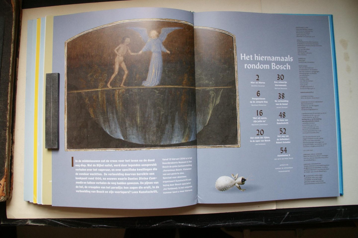 Haveman, Mariette (hoofdredacteur) - Kunstschrift :   het Hiernamaals Rondom Hieronymus Bosch