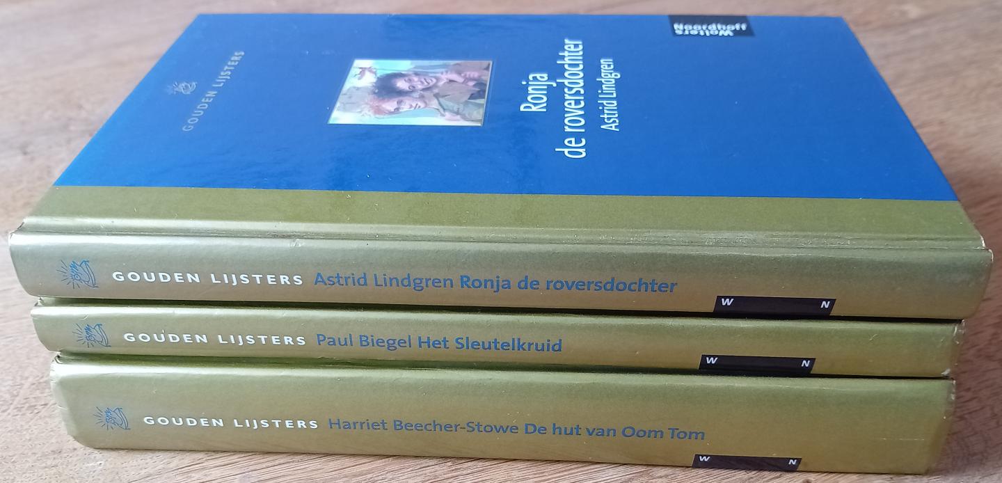 Harriet Beecher-Stowe, Paul Biegel, Astrid Lindgren - Klassieke jeugdboeken 1999: 2. De hut van oom Tom, 3. Het sleutelkruid 4. Ronja de roversdochter