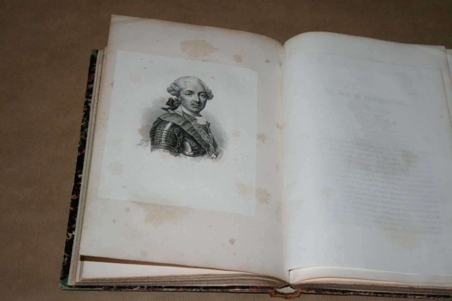  - Génie et Bienfaisance --  Album de Portraits  (o.a. Gutenberg, Buffon, Parmentier, Cuvier etc.)