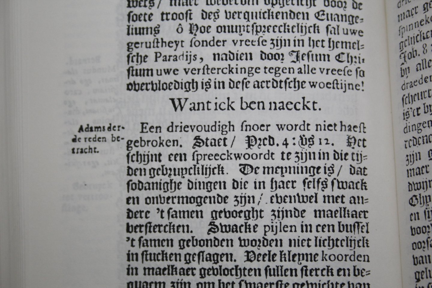 Alberthoma, Thomas - De Richter in het Paradys, In arrest neemende den schuylenden Sondaer Adam. Uit Genes. Cap. III. Vers 9, 10. In eenige Predicatien voorgestelt. (REPRINT)