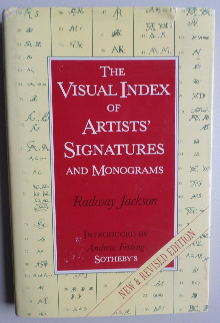 Jackson, R. - The Visual Index of artists' signatures and monograms