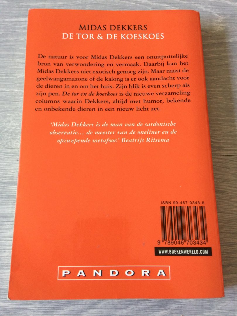 Midas Dekkers - De tor en de koeskoes