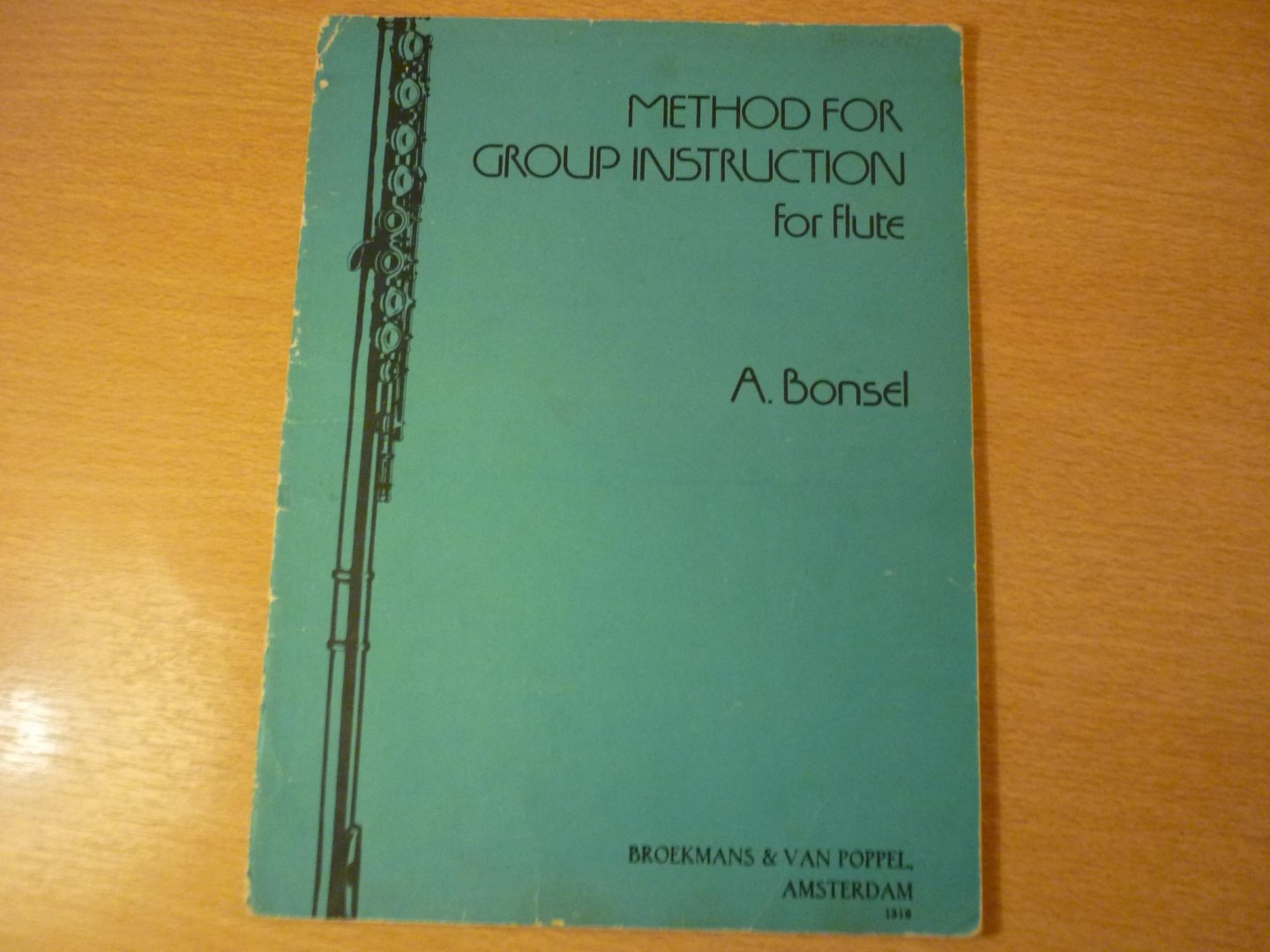 Bonsel; A. - Method for group instruction for Flute