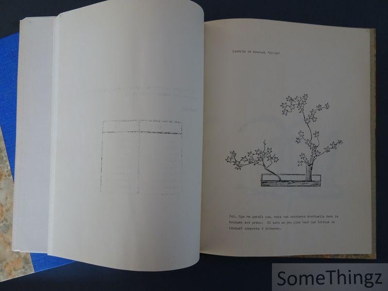 N/A. - Ikebana. Tome I: Moribana. Ier cycle. Tome II: Moribana-Nageire. IIème cycle. Tome III: Moribana-Nageire: IIIe cycle. Tome IV: Moribana-Nageire. IVème cycle.