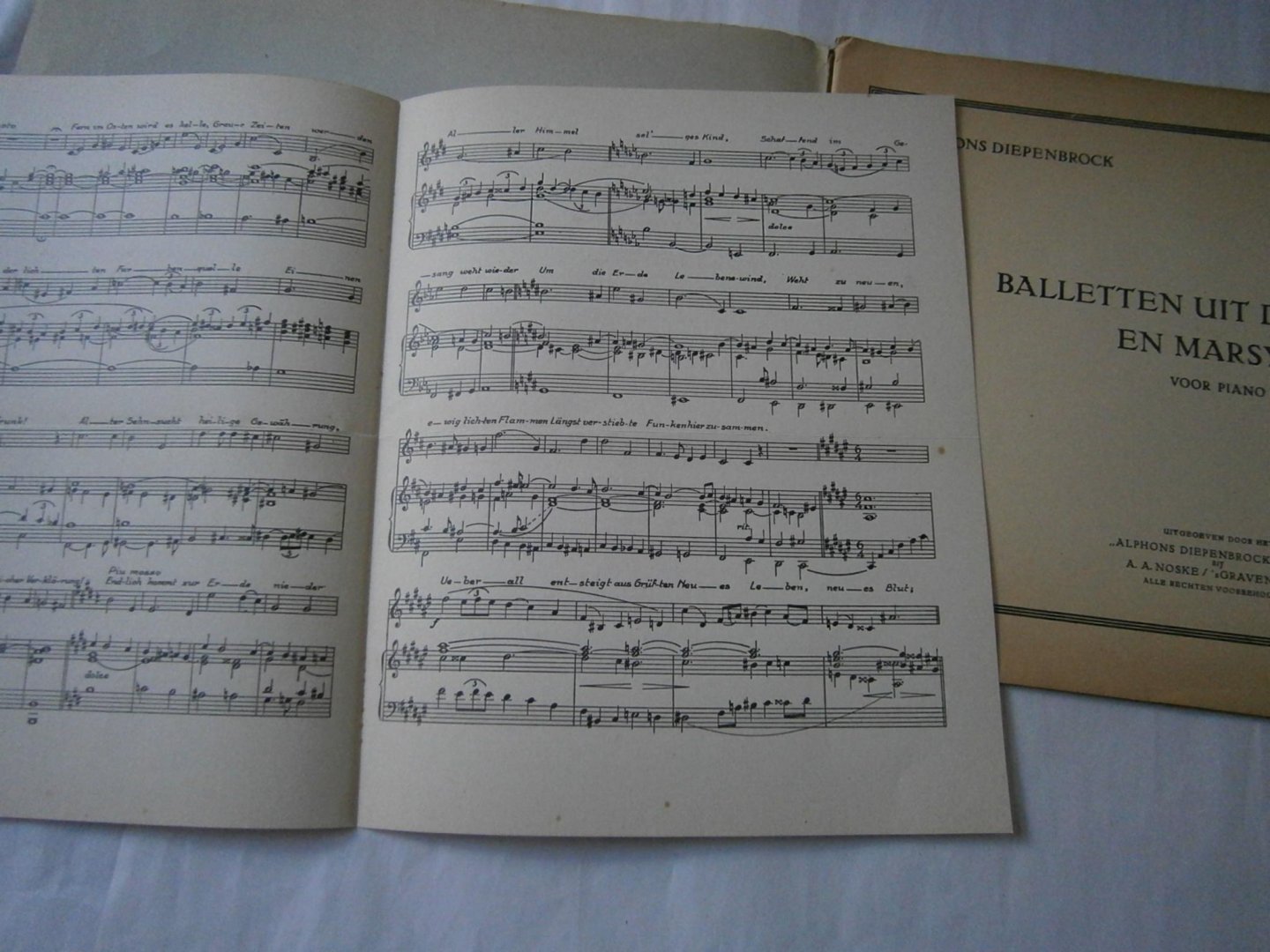 Diepenbrock, Alphons - Balletten uit de vogels en marsyas voor piano, weihnachtslied