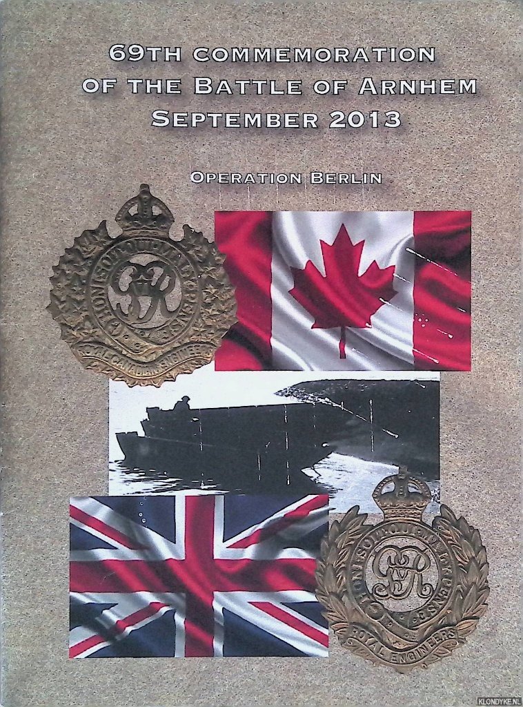 Sigmond, Robert (introduction) - 69th Commemoration of the Battle of Arnhem September 2013 - Operation Berlin