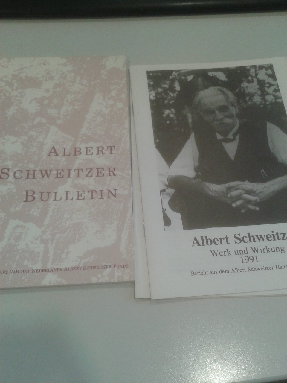  - Albert Schweitzer bulletin