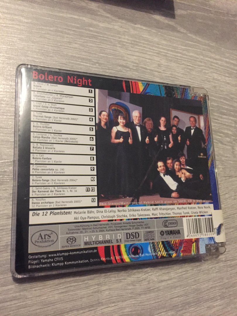 Bolero Night - Bolero Night up to 24 hands