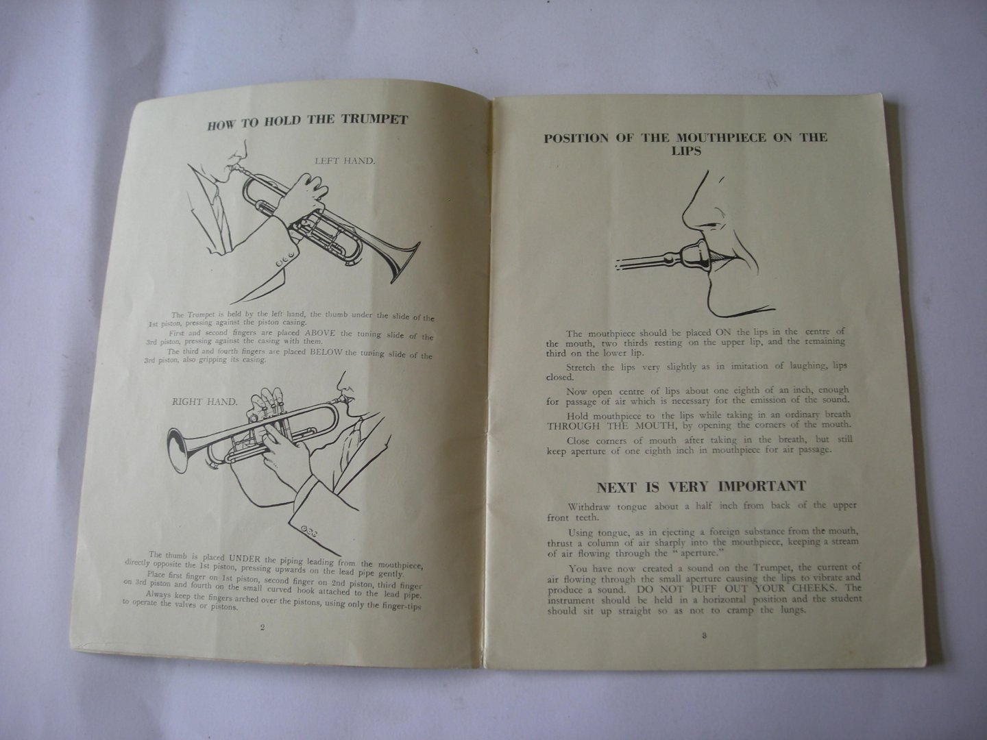 Ahola, Sylvester - The first Step. The Trumpet or Cornet. How to play.