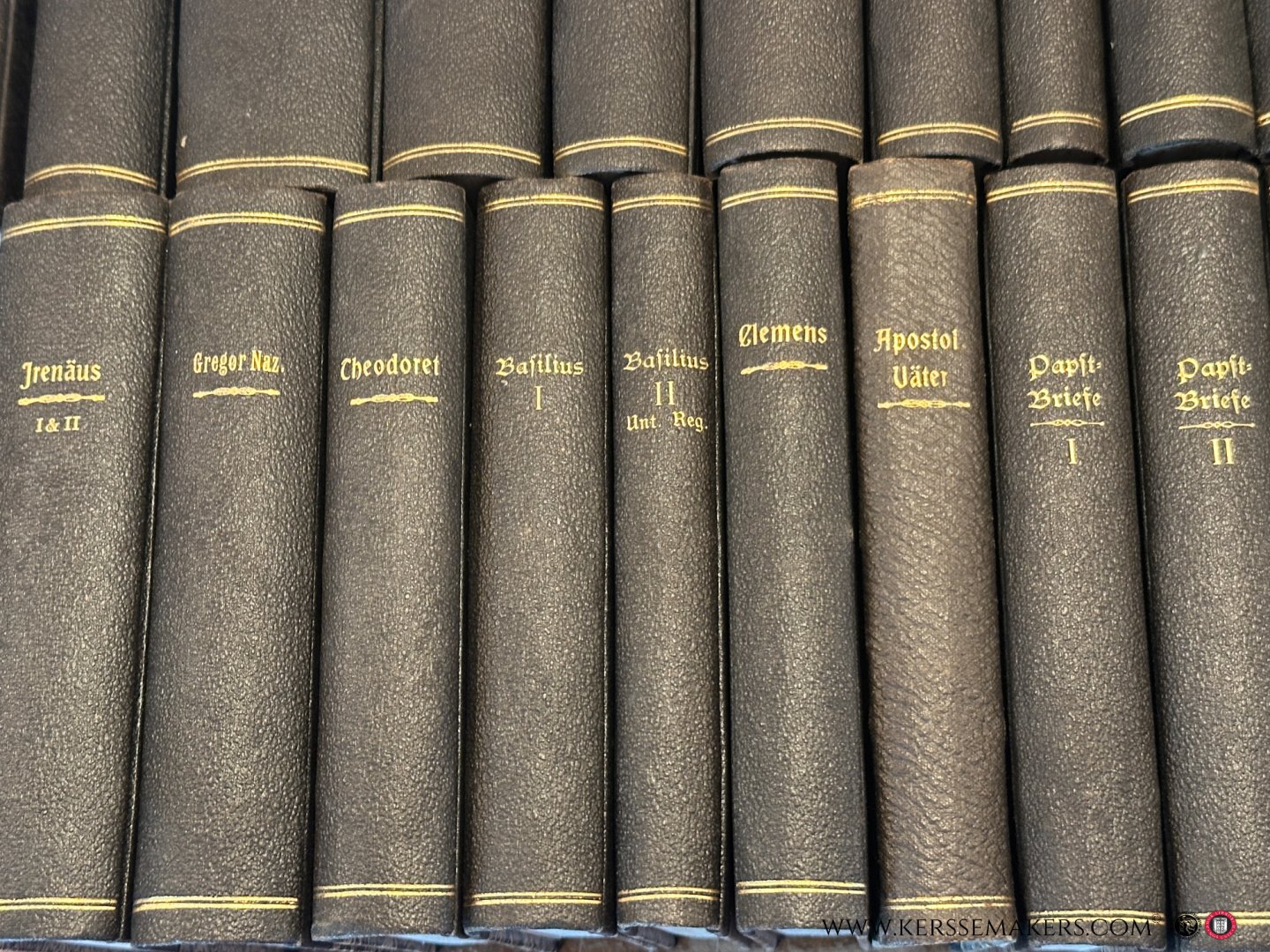 Gallhofer, Valentin / Widén, M. M. / Reichmann, J. / Möhler, J. (Hrsg.). - Bibliothek der Kirchenväter. Auswahl der vorzüglichsten patristischen Werke in deutscher Übersetzung. [63 volumes of the series].
