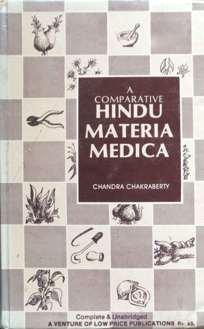 Chakraberty, Chandra - A comparative Hindu Materia Medica