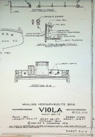 NVM - Scheepsbouwtekeningen Walvisvaarder ''Viola'' (1910)