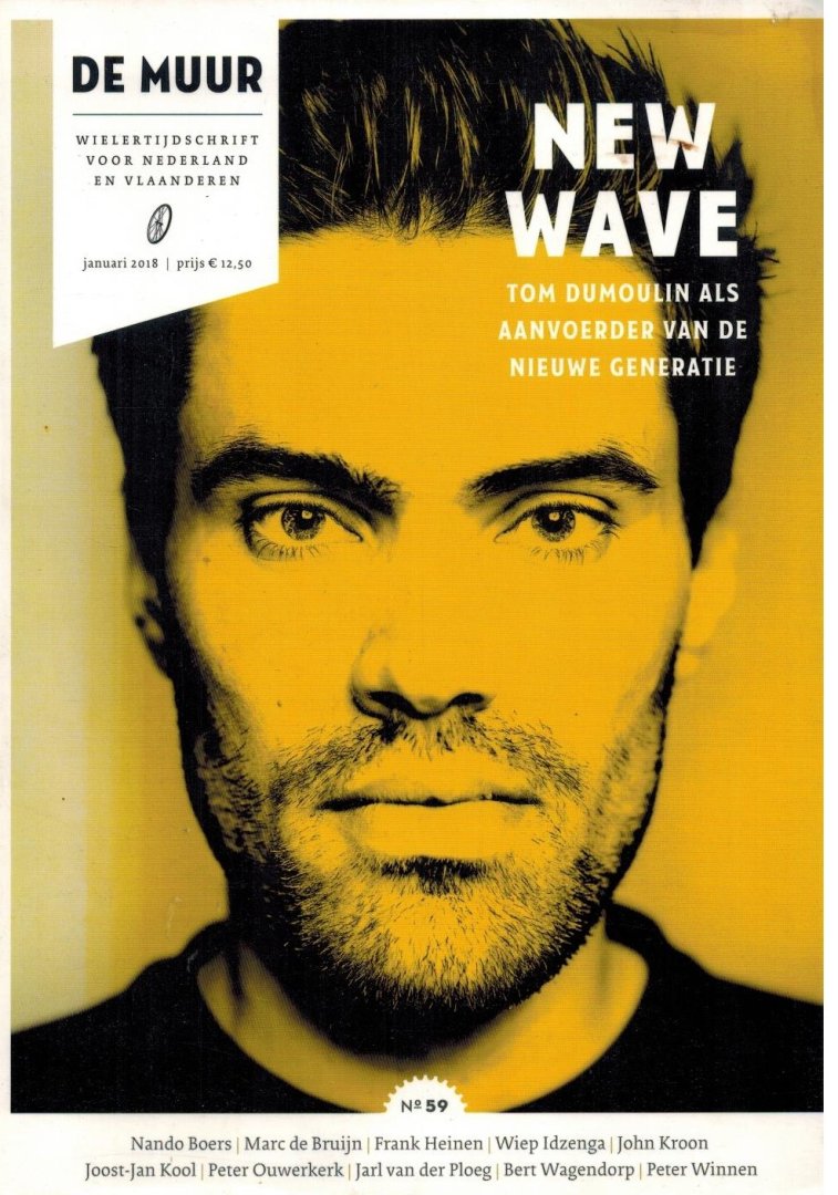 John Kroon, Peter Ouwerkerk, Mart Smeets en Bert Wagendorp - De Muur 59 -Wielertijdschrift voor Nederland en Vlaanderen