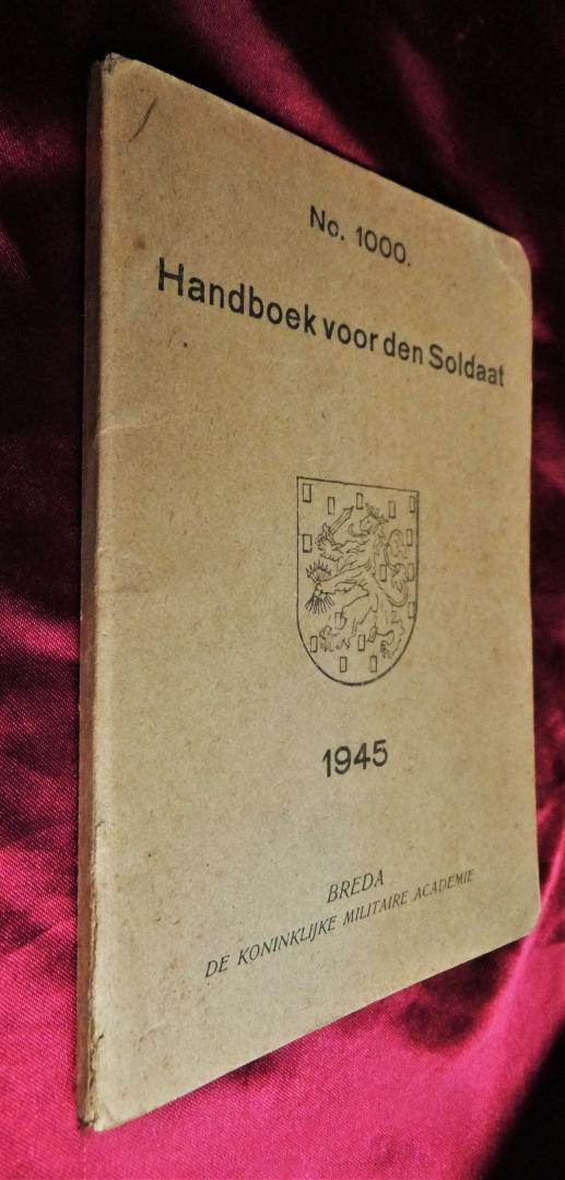  - No 1000 - Handboek voor den soldaat [1.dr]