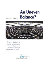 Nguyen, Hoai-Thu. - An uneven balance? : a legal analysis of power asymmetries between national parliaments in the EU.