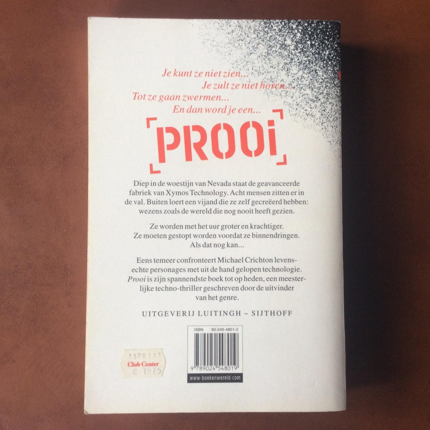 Crichton, Michael (John Lange, Jeffery Hudson) - Prooi